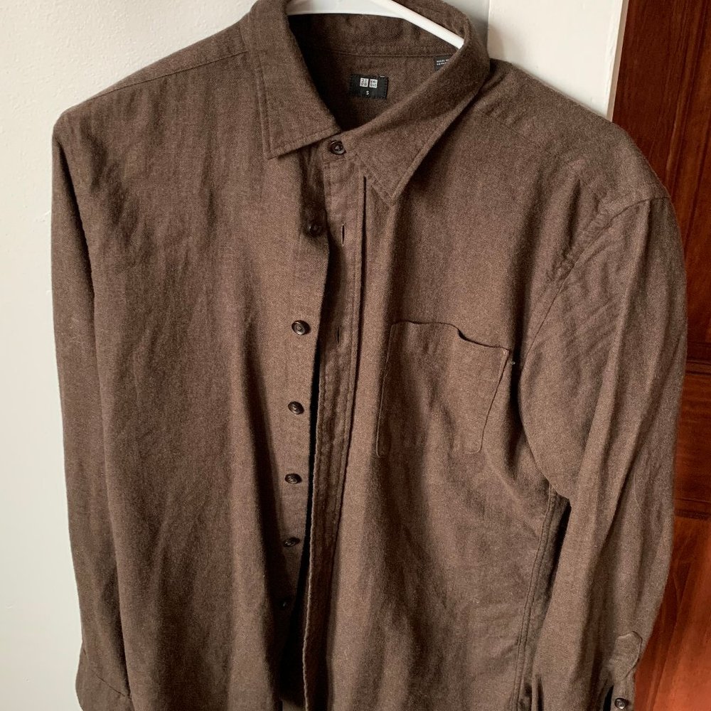 Brown Flannel/Chamois Shirt (S)